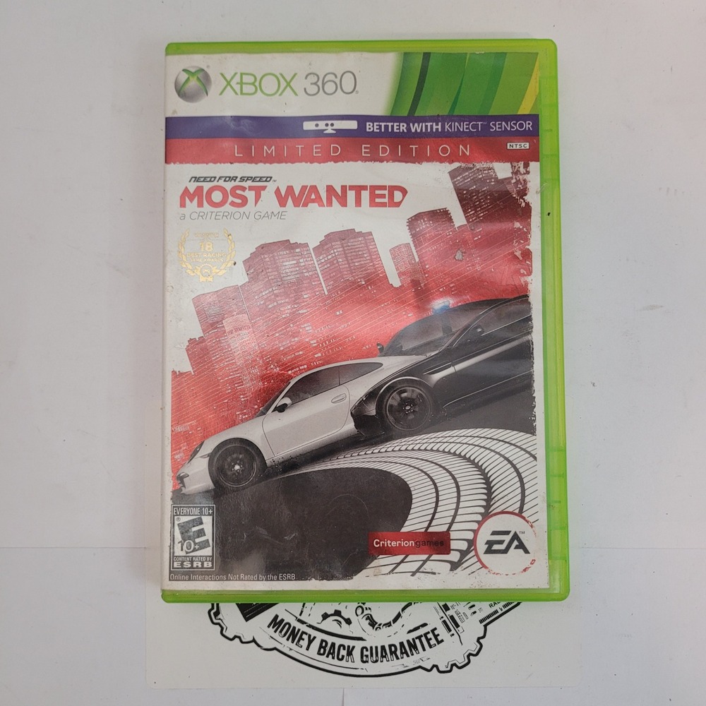 Electronic Arts Need for Speed Most Wanted Limited Edition Xbox 360 Racing Game